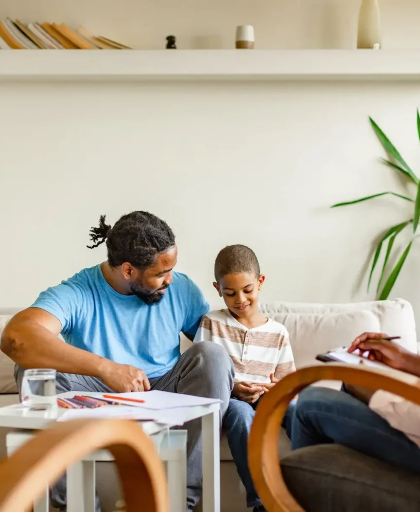 Family therapy session for a middle school student in Kennett Square, PA